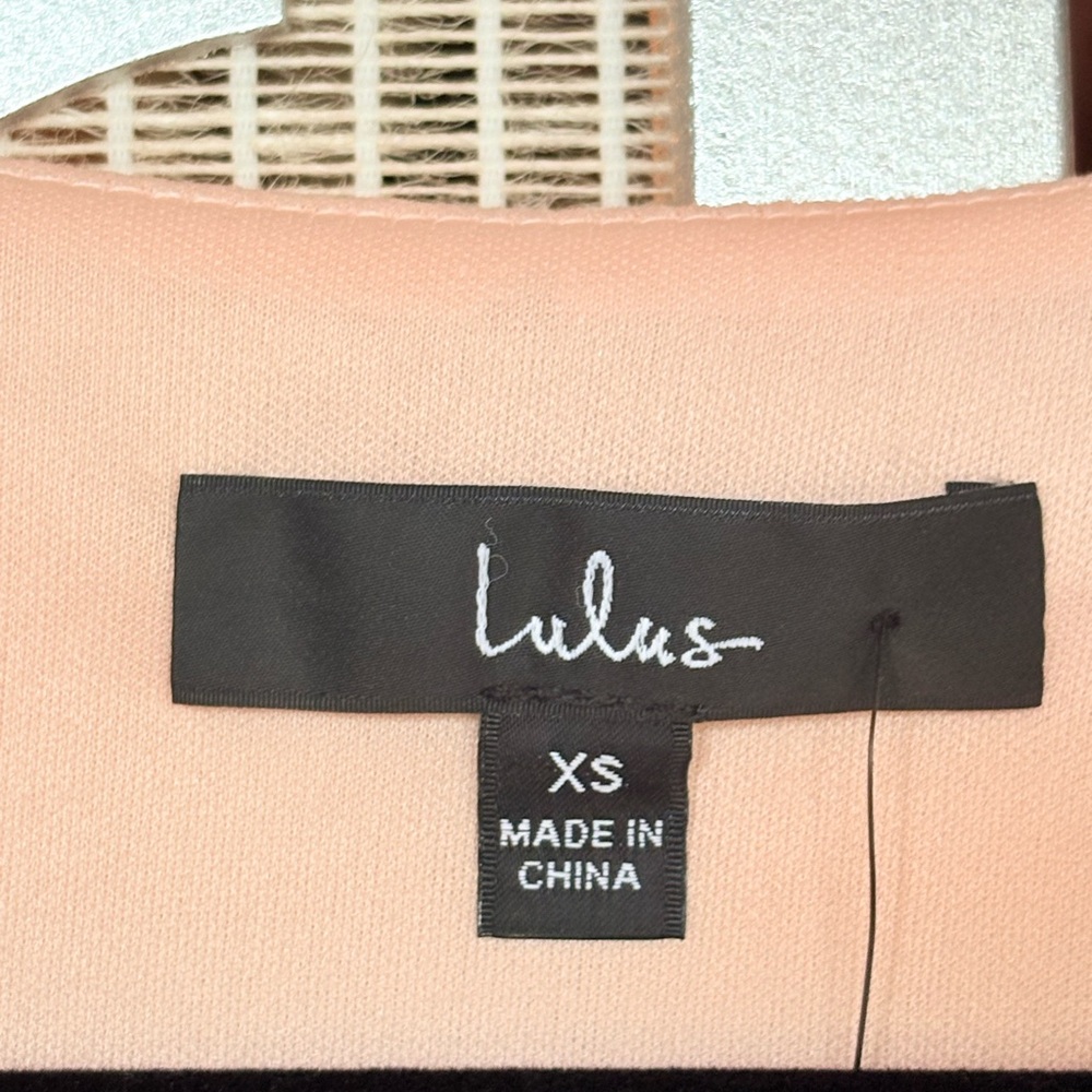NWT Lulu's Pink Pleated Gown with Bishop Sleeves - Picture 2 of 9